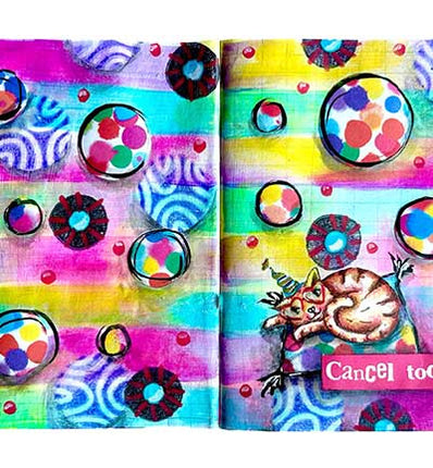 ABM Tampon transparent Salade de cercles, collection Signature n° 714