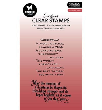 SL Tampon transparent Textes de Noël Essentials n°713