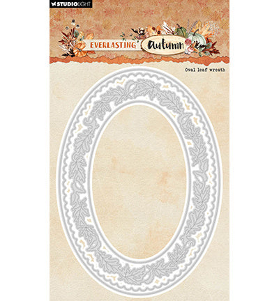 SL Matrices de découpe Couronne ovale de feuilles Everlasting Autumn n°880