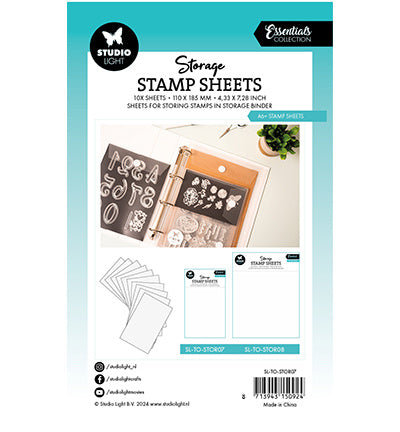 Feuille de rangement pour tampons SL A6+ Essentials n°07