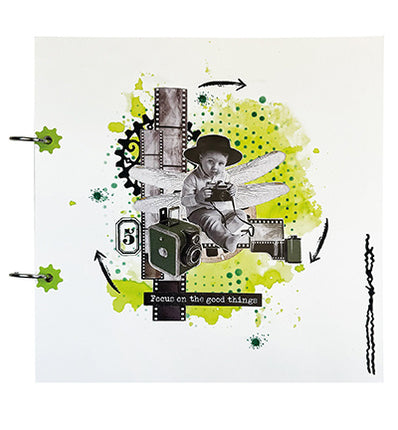 SL journal en contreplaqué Journal Letter Grunge Collection n°08