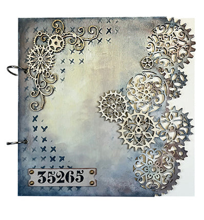 SL journal en contreplaqué Journal Letter Grunge Collection n°08