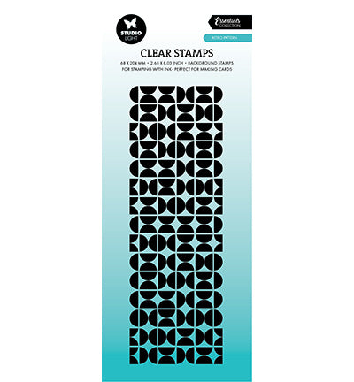 SL tampon transparent Motif rétro Essentials n°728