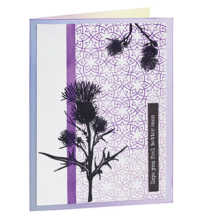 SL tampon transparent Motif floral Essentials n°729
