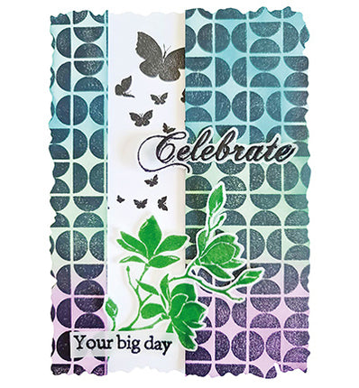 SL Clear Stamp Retro pattern Essentials nr.728