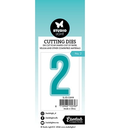 SL Die de découpe Chiffre 2 Essentials n°919