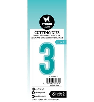 SL Die de découpe Chiffre 3 Essentials n°920