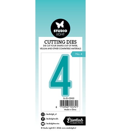 SL Die de découpe Chiffre 4 Essentials n°921