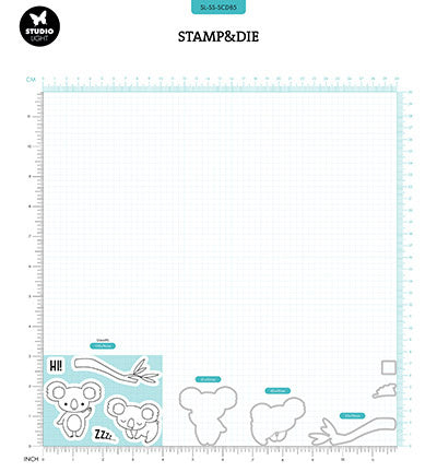 Tampon et matrice de découpe SL Koala Sweet Stories n°85