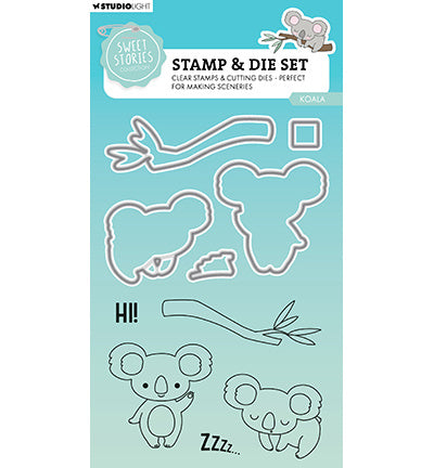 Tampon et matrice de découpe SL Koala Sweet Stories n°85