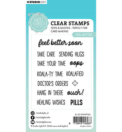 Tampon transparent SL Remets-toi vite Sweet Stories n°765