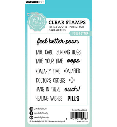Tampon transparent SL Remets-toi vite Sweet Stories n°765
