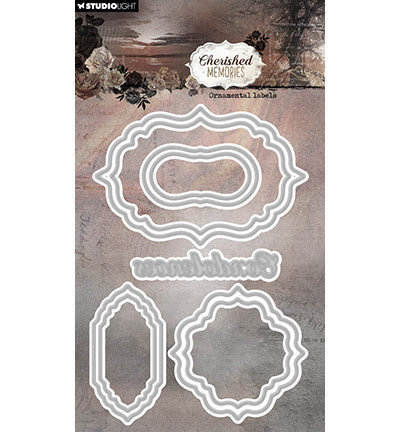 Matrice de découpe SL Ornamental labels Cherished Memories n° 944