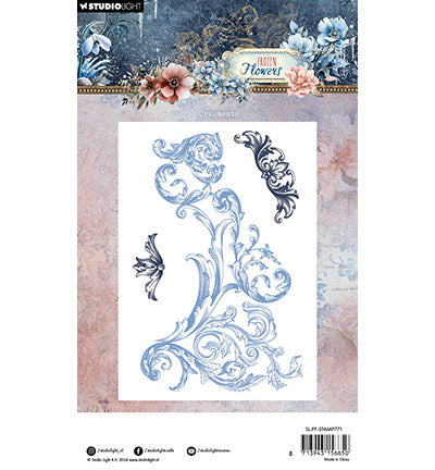 SL Tampon transparent Ornaments Frozen Flowers n°771
