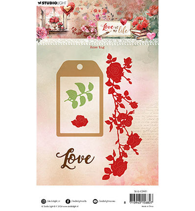Dies de découpe SL Rose Tag Love of My Life n°951