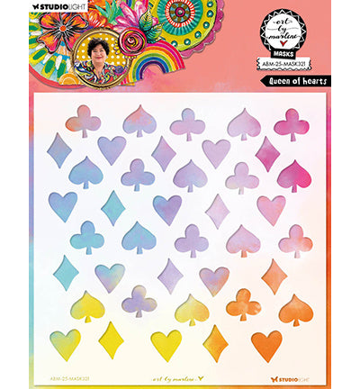 ABM masque Reine de cœur Art By Marlene n° 321