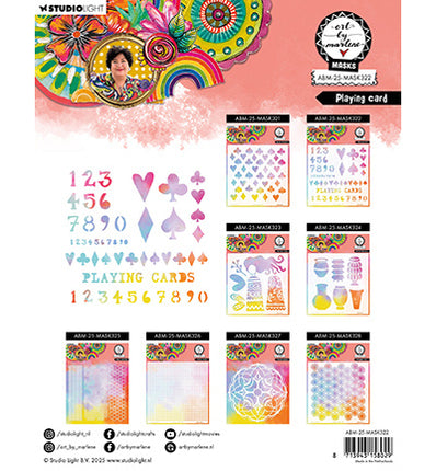 ABM masque Carte à jouer Art By Marlene n° 322
