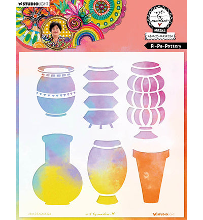 ABM masque Pi-Pa-Pottery Art By Marlene n° 324