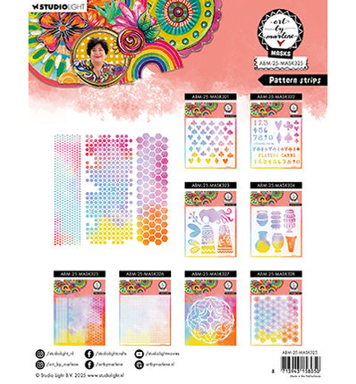 ABM masque Motif à rayures Art By Marlene n° 325