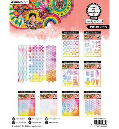 ABM masque Motif à rayures Art By Marlene n° 325