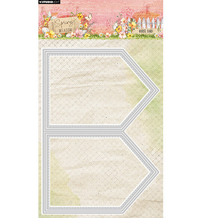 SL Matrice de découpe Carte maison Prairie printanière n°947