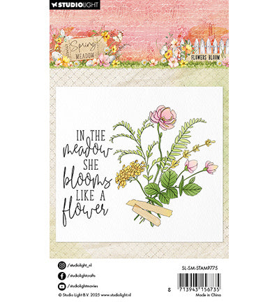 Tampon transparent SL Flower Bloom Spring Meadow n°775