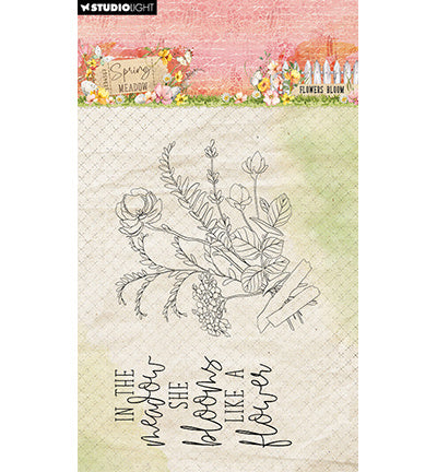 Tampon transparent SL Flower Bloom Spring Meadow n°775