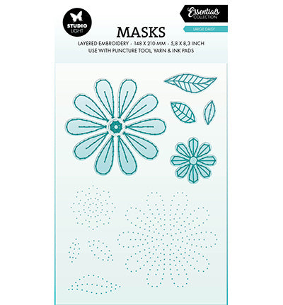 SL Masque Broderie, Grande marguerite Essentiels n°344