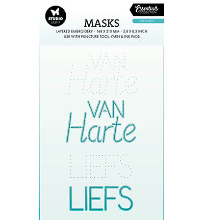 SL Masque Broderie, De tout cœur Essentiels n°346