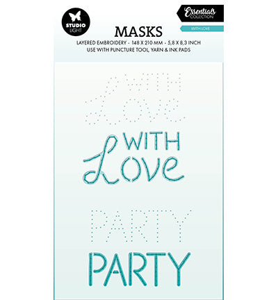 SL Masque Broderie, Avec amour Essentiels n°347