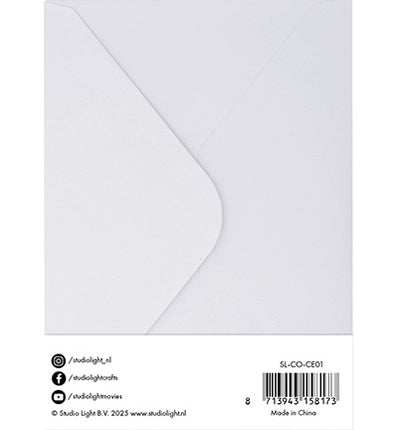 Cartes et enveloppes blanches - articles consommables n°01