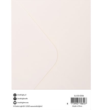 Cartes et enveloppes crème - articles consommables n°06