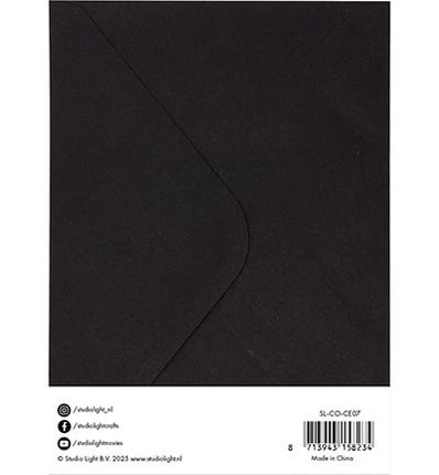 Cartes et enveloppes noires - articles consommables n°07