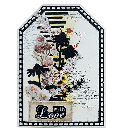 Bloc de papier décoratif HE Background Sweet Bee Memories n°286