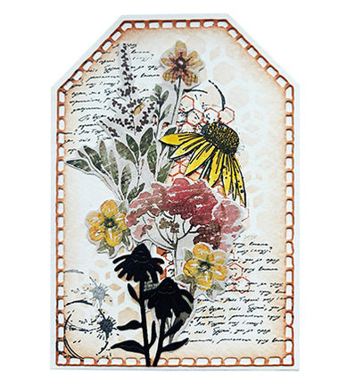 Bloc de papier décoratif HE Background Sweet Bee Memories n°286