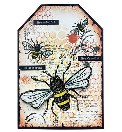 Bloc de papier décoratif HE Background Sweet Bee Memories n°286