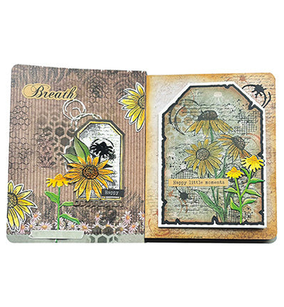 HE Cutting dies Grunge Bits Sweet Bee Memories nr.959