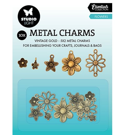 SL breloques en métal Fleurs Consommables n°01