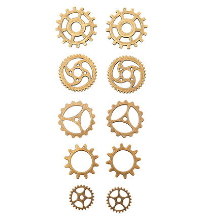 Breloques en métal Engrenages Consommables n°03