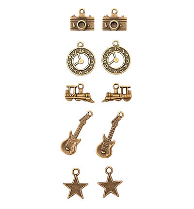 Breloques en métal Vintage Consommables n°04