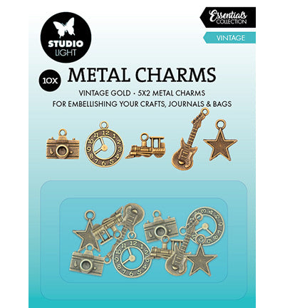 Breloques en métal Vintage Consommables n°04