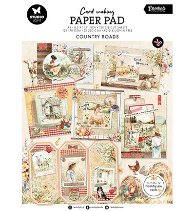 SL bloc pour création de cartes Country roads Essentials n°17