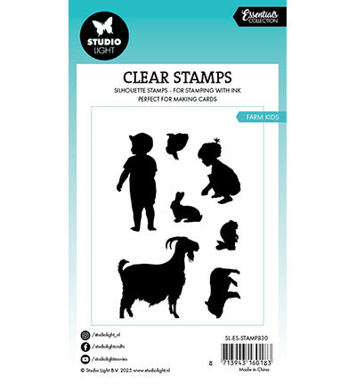 SL tampon transparent Enfants de la ferme Essentials n°830