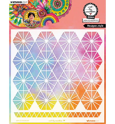ABM Pochoir hexagone Art by Marlene n° 330