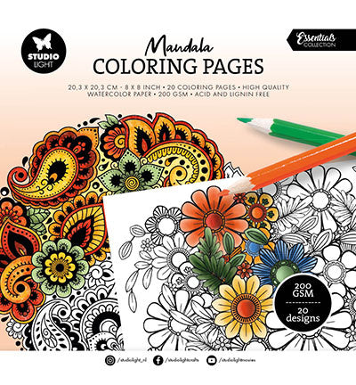 Pages de coloriage Mandala Essentials n°283