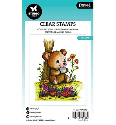 Tampon transparent SL Tea bear Essentials n°848