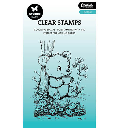 Tampon transparent SL Tea bear Essentials n°848