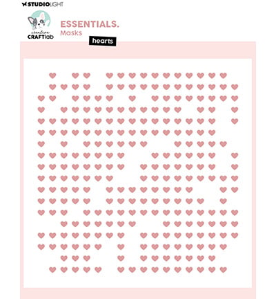Pochoirs CCL Hearts Essentials n°370
