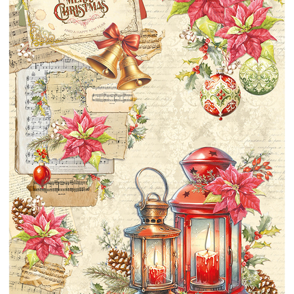 PAPIER DE RIZ A4 VEILLE DE NOËL