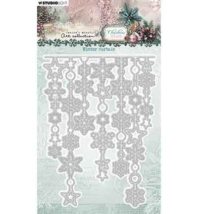 Die de découpe JMA Winter curtain Christmas Blush n° 1062